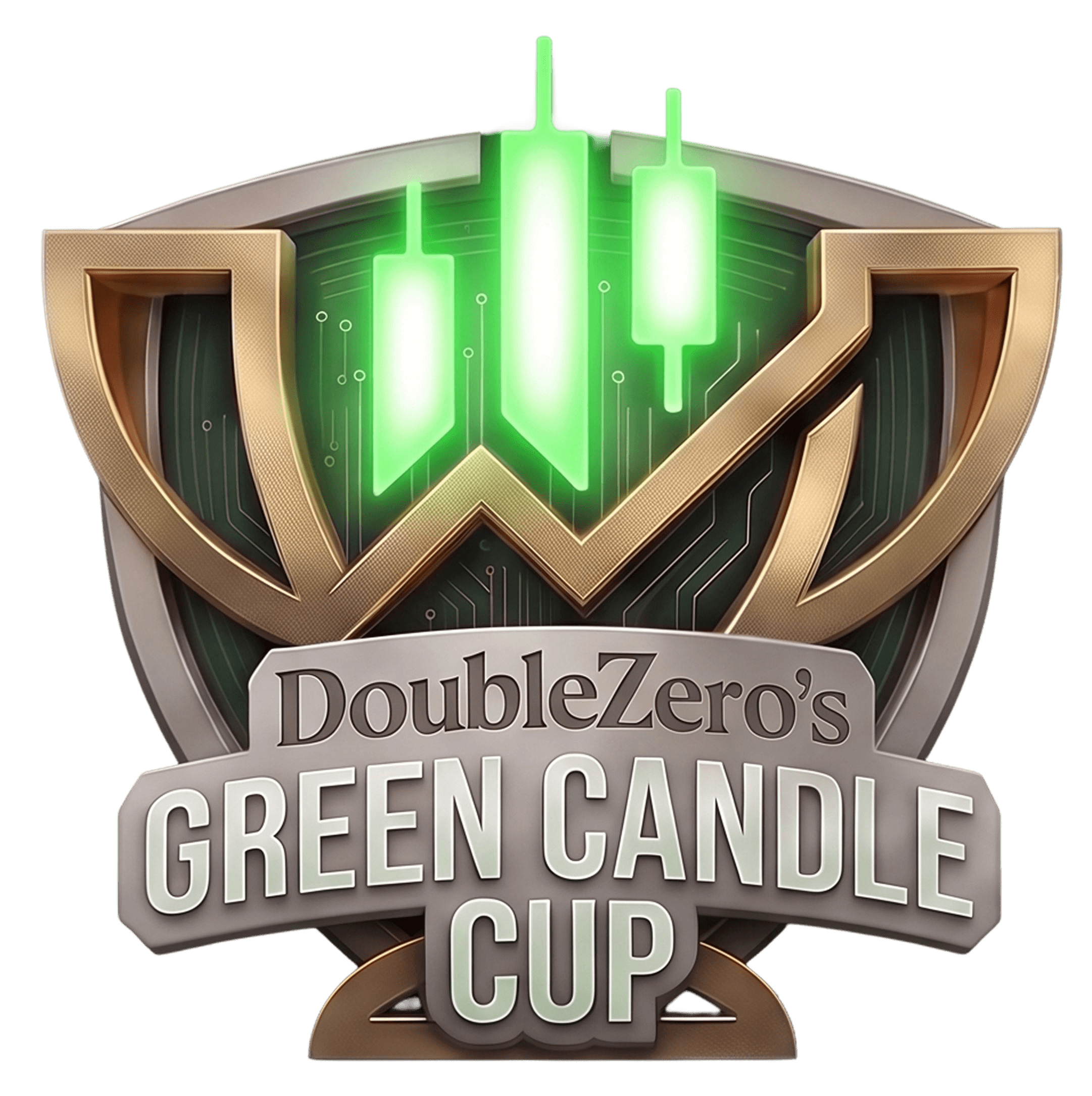 DoubleZero Green Candle Cup trophy